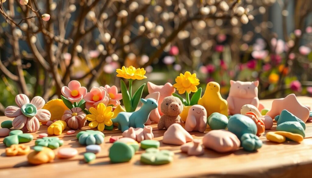 spring clay crafts for kids